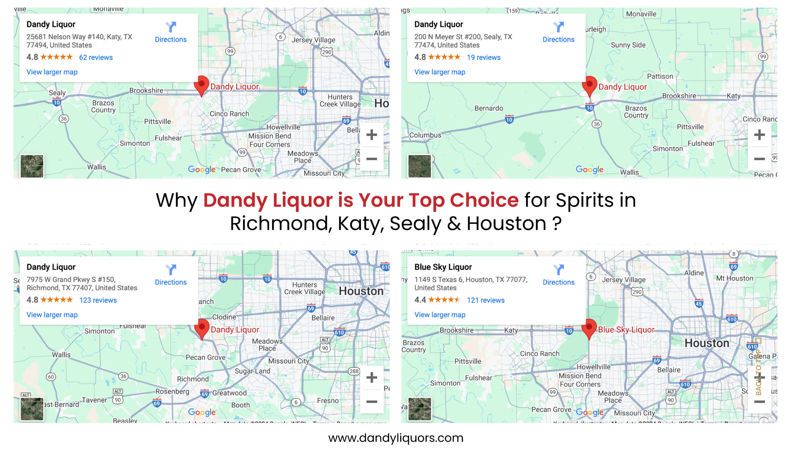 Why Dandy Liquor is the Best Liquor Store in Richmond, Katy, and Sealy for Premium Spirits